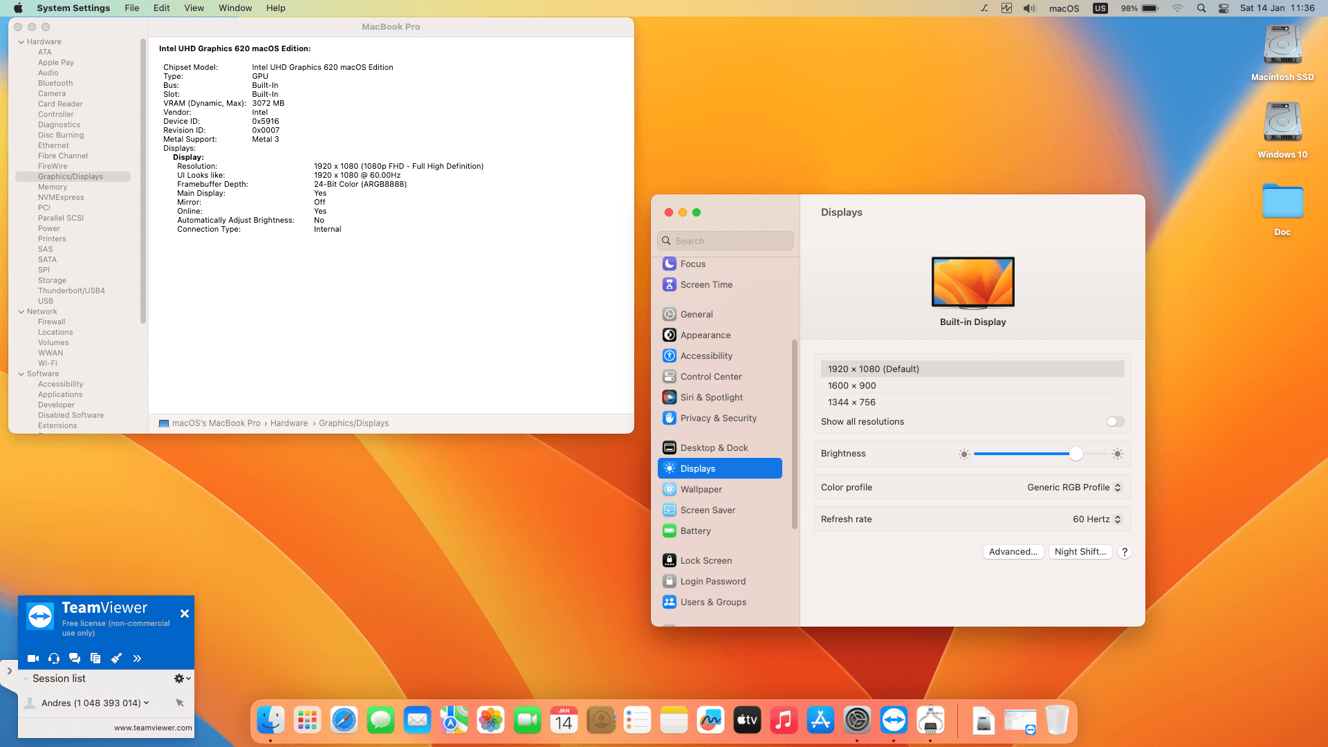 Lenovo Thinkpad T580 2nd [KabyLake R   Intel UHD 620 + PS2]   OpenCore 5